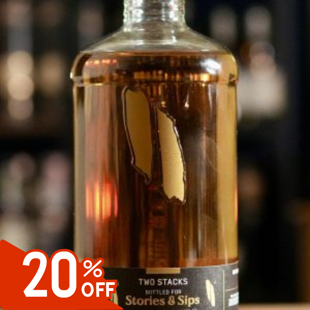 Two Stacks Irish Whiskey Stories & Sips Blend 70cl