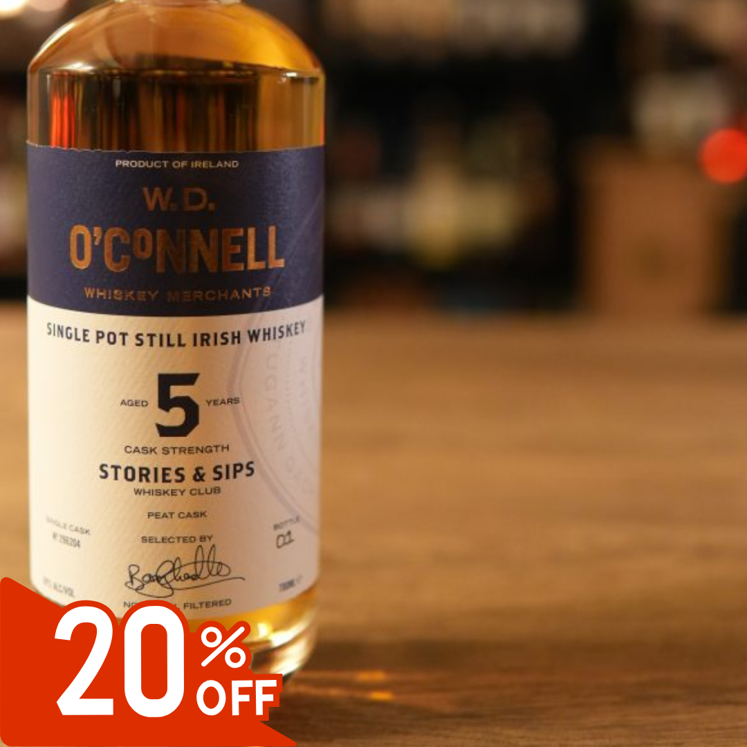 W.D. O'Connell Single Pot Still Peat Cask 5 years old